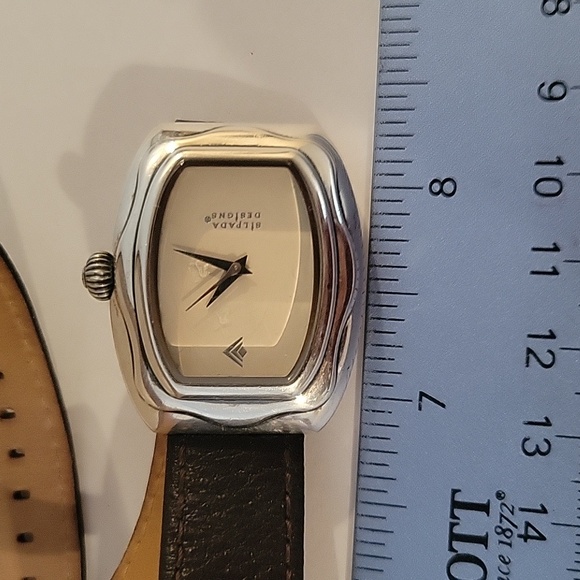 Silpada It's a Wrap Watch AS IS! Brown Leather wrist band! - Picture 12 of 12